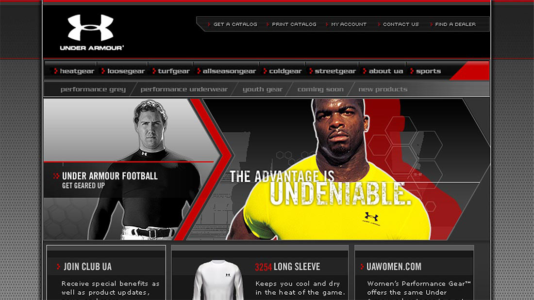 under armour corporate website